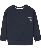 MILES BABY Girls Sweatshirt with Banded Bottom, Sizes 2-7
