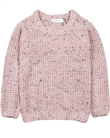 MILES BABY Girls Chunky Knit Sweater, Sizes 2-7