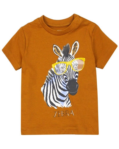 Mayoral Baby Boy's T-shirt with Zebra Print