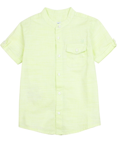 Mayoral Baby Boy's Short Sleeve Linen Shirt