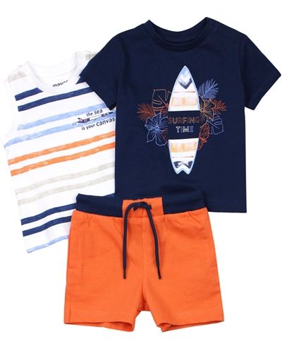 Mayoral Baby Boy's 3-piece T-shirts and Shorts Set