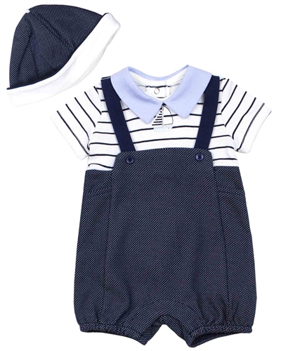 Mayoral Infant Boy's Knit Overall with Cap