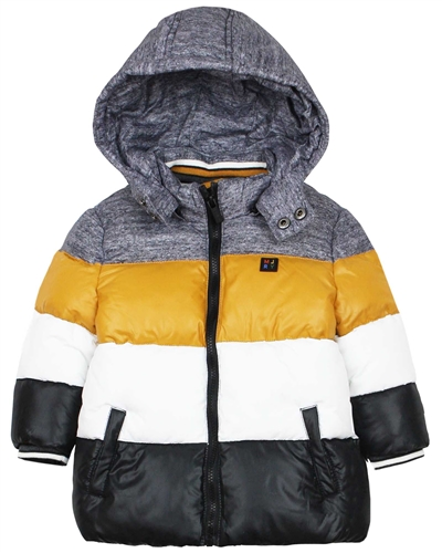 Mayoral Baby Boy's Striped Puffer Coat