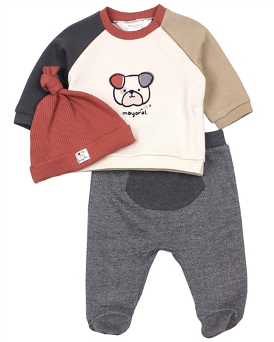 Mayoral Baby Boy's Three-piece Set with Hat
