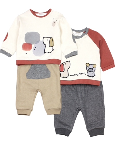Mayoral Baby Boy's Four-piece Set with Hat