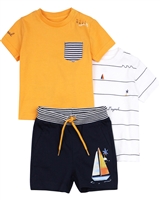 Mayoral Baby Boy's Three-Piece Jersey Set
