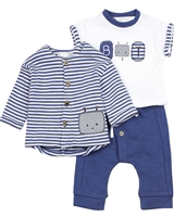 Mayoral Newborn Boy's Three-Piece Set with Robot Design