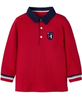 Mayoral Baby Boy's Polo with Woven Collar