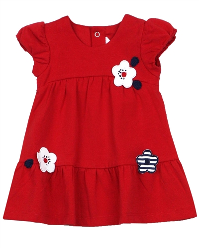 Mayoral Infant Girl's Tiered Jersey Dress In Red