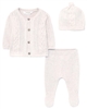 Mayoral Infant Girl's Cable Knit Set in Cream