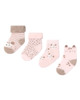 Mayoral Infant Girl's 4-piece Socks Set in Pink