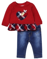 Mayoral Infant Girl's Sweatshirt and Jogg Jean Pants Set
