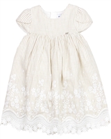 Mayoral Baby Girl's Embroidered Striped Dress