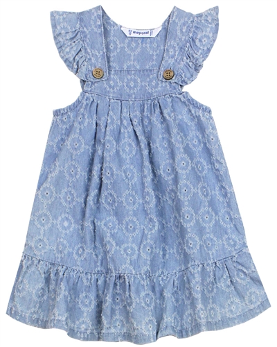 Mayoral Baby Girl's Perforated Chambray Dress