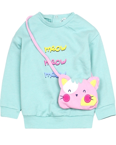 Mayoral Baby Girl's Sweatshirt  with a Purse