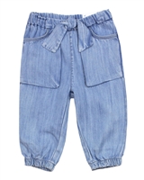 Mayoral Baby Girl's Flowy Chambray Pants