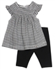 Mayoral Baby Girl's Gingham Top and Leggings Set
