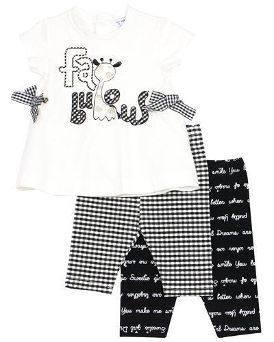 Mayoral Baby Girl's Three-piece Top and Leggings Set