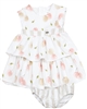 Mayoral Newborn Girl's Jersey Dress in Cherries Print