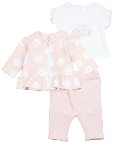 Mayoral Newborn Girl's Tracksuit with Floral Design