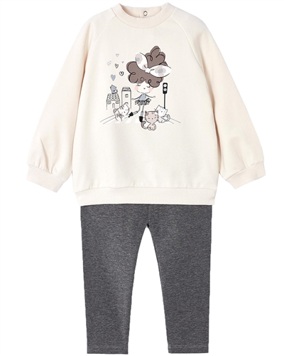 Mayoral Baby Girl's Terry Top and Leggings Set