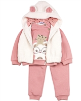 Mayoral Baby Girl's Tracksuit and Vest Set