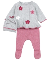 Mayoral Baby Girl's Knit Leggings Set with Hat