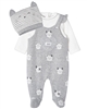 Mayoral Baby Girl's Dungaree with Cats Print and Hat