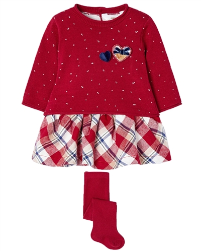 Mayoral Baby Girl's Knit Top , Skirt with Tights Set
