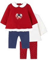 Mayoral Baby Girl's Two Sets of Christmas Tops and Leggings