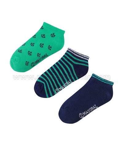 Mayoral Boy's Short Socks Navy / Green
