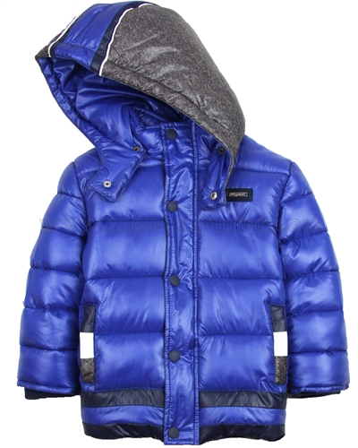 Mayoral Boy's Contrast Colour Puffer Coat