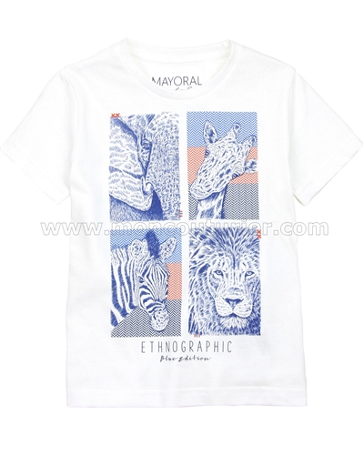 Mayoral Boy's Safari Print T-shirt