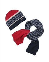 Mayoral Boy's Red Hat and Scarf Set