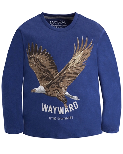Mayoral Boy's T-shirt with Eagle Print