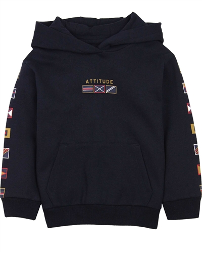 Mayoral Boy's Hoodie with Flags Print
