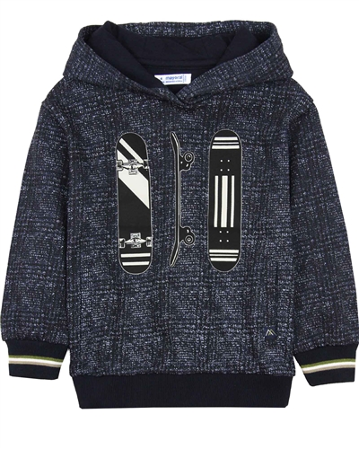 Mayoral Boy's Printed Hoodie with Skateboards
