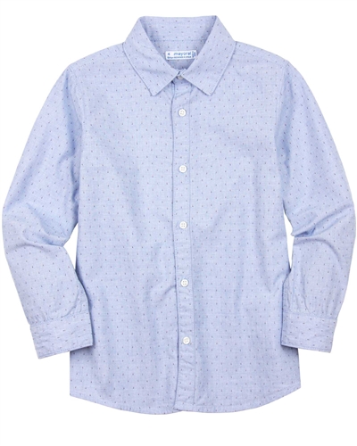 Mayoral Boy's Long Sleeve Shirt in Small Print