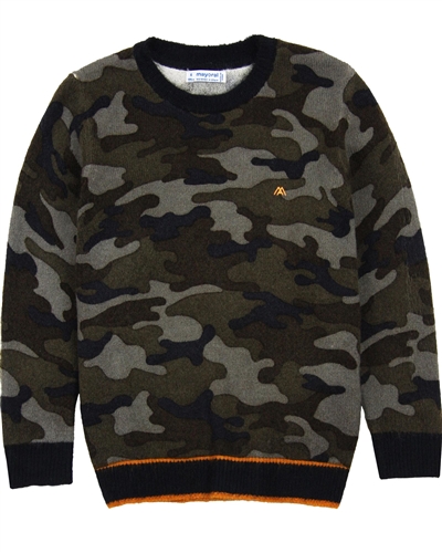 Mayoral Boy's Sweater in Camo Print