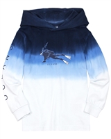 Mayoral Boy's Hooded T-shirt in Ombre Look