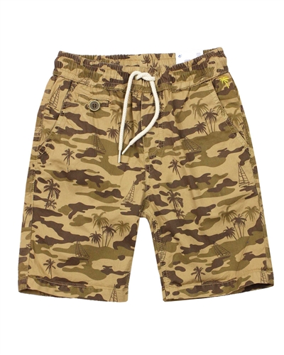 Mayoral Boy's Poplin Bermuda Shorts in Camo Print