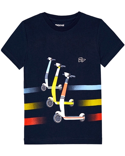 Mayoral Boy's T-shirt with Scooters Print
