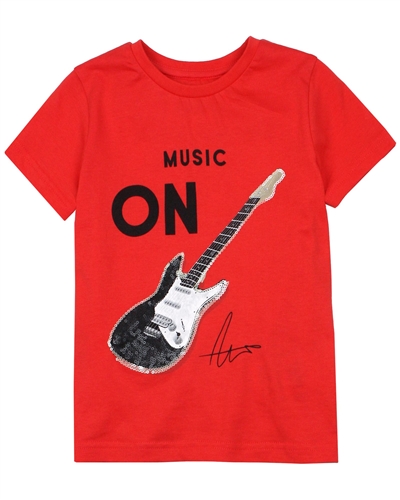 Mayoral Boy's T-shirt with Guitar Print