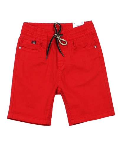 Mayoral Boy's Twill Bermuda Shorts in Red