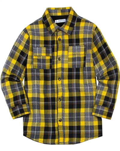 Mayoral Boy's Plaid Overshirt