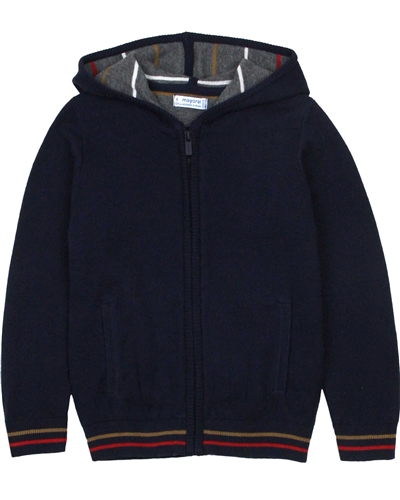Mayoral Boy's Hooded Knit Cardigan