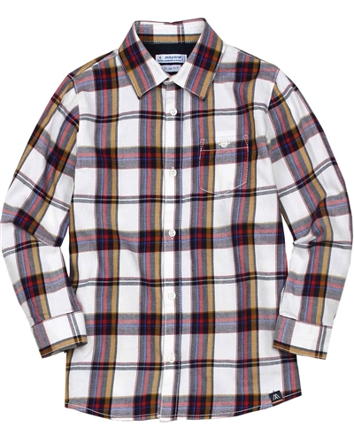 Mayoral Boy's Plaid Shirt