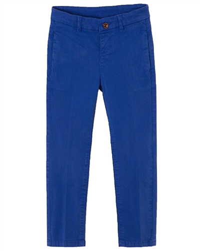 Mayoral Boy's Basic Twill Pants in Royal Blue