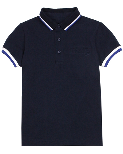 Mayoral Boy's Polo with Striped Collar