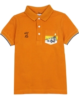 Mayoral Boy's Polo with Printed Chest Pocket